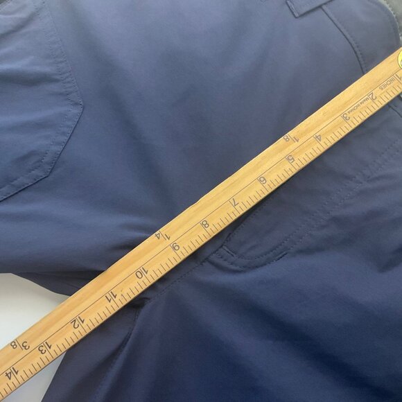 Eddie Bauer Mens 36 Winter Tech Pants Navy Blue Fleece-Lined Nylon Stretch - Picture 15 of 16